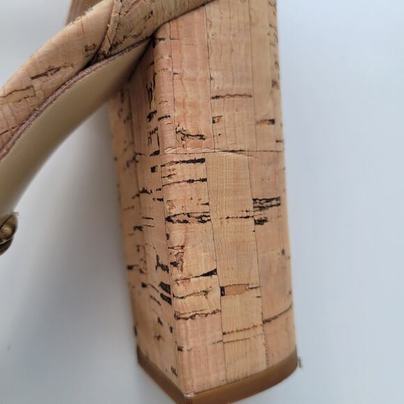 Diane Von Furstenberg Ulrica Heel in Natural Cork - Picture 4 of 10